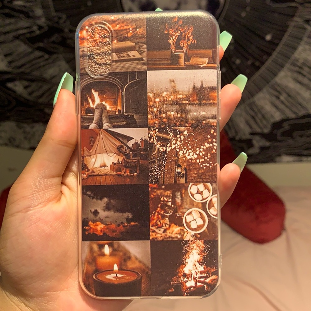 Shein Asthetic Graphic iPhone X Case
